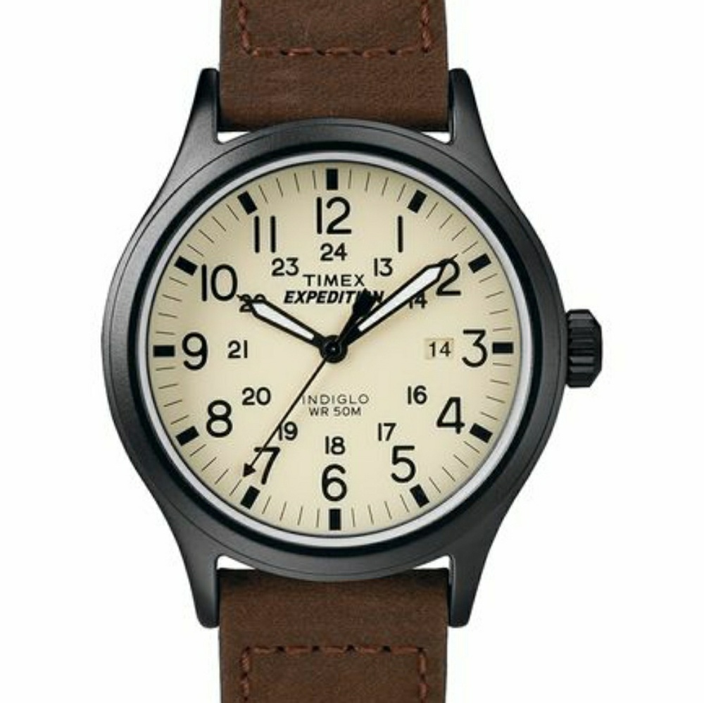 Timex men's Tan Expedition Scout 40m watch